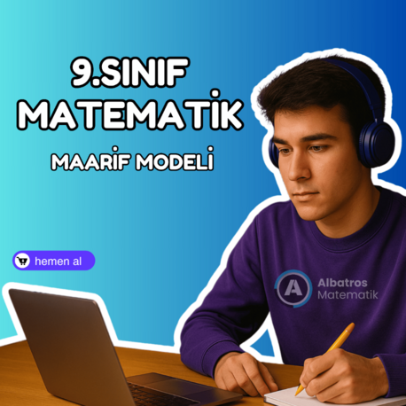 9.Sınıf Matematik Maarif Modeli Grup Canlı Ders - (12 canlı ders/ay)