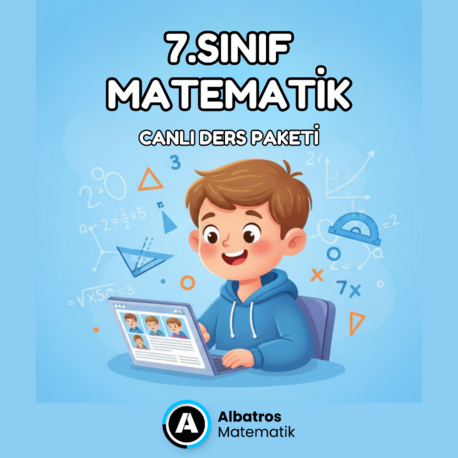 7.Sınıf Matematik Grup Canlı Ders - (12 canlı ders/ay)