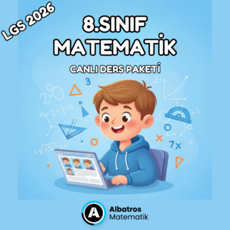 8.Sınıf Matematik Grup Canlı Ders - (12 canlı ders/ay)