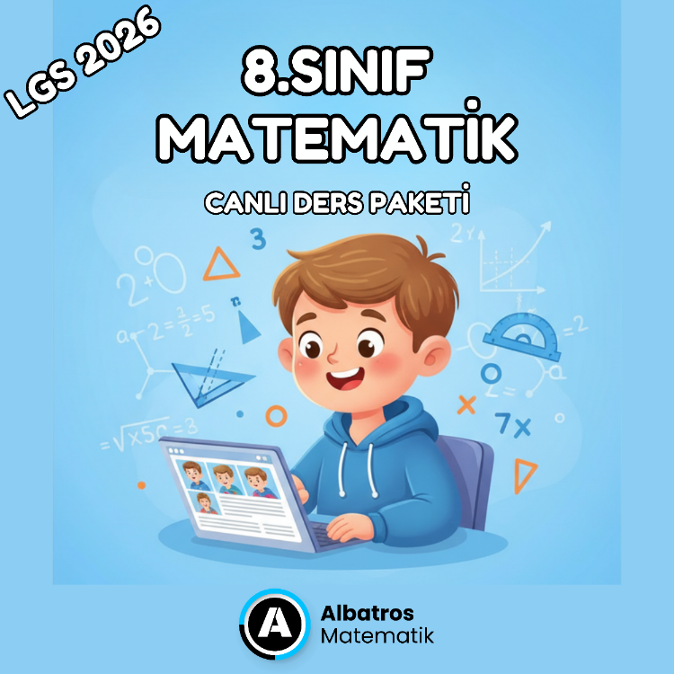 8.Sınıf Matematik Grup Canlı Ders - (12 canlı ders/ay)