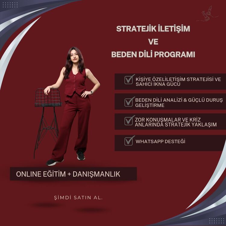 Online Stratejik İletişim ve Beden Dili Eğitimi (Bire Bir)